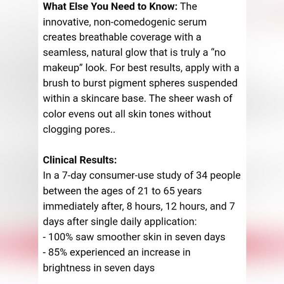 NEW Rose Inc Skin Enhance Luminous Tinted Serum - Picture 6 of 11